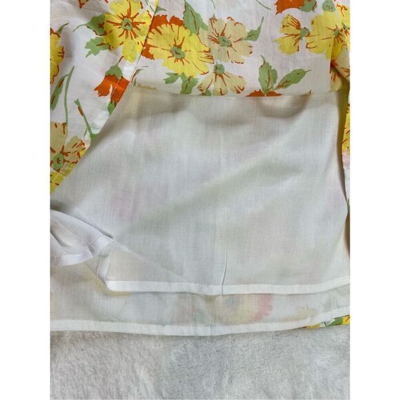 Faithfull the brand dress women’s size 4 Loucetta white yellow orange floral new - Picture 14 of 14
